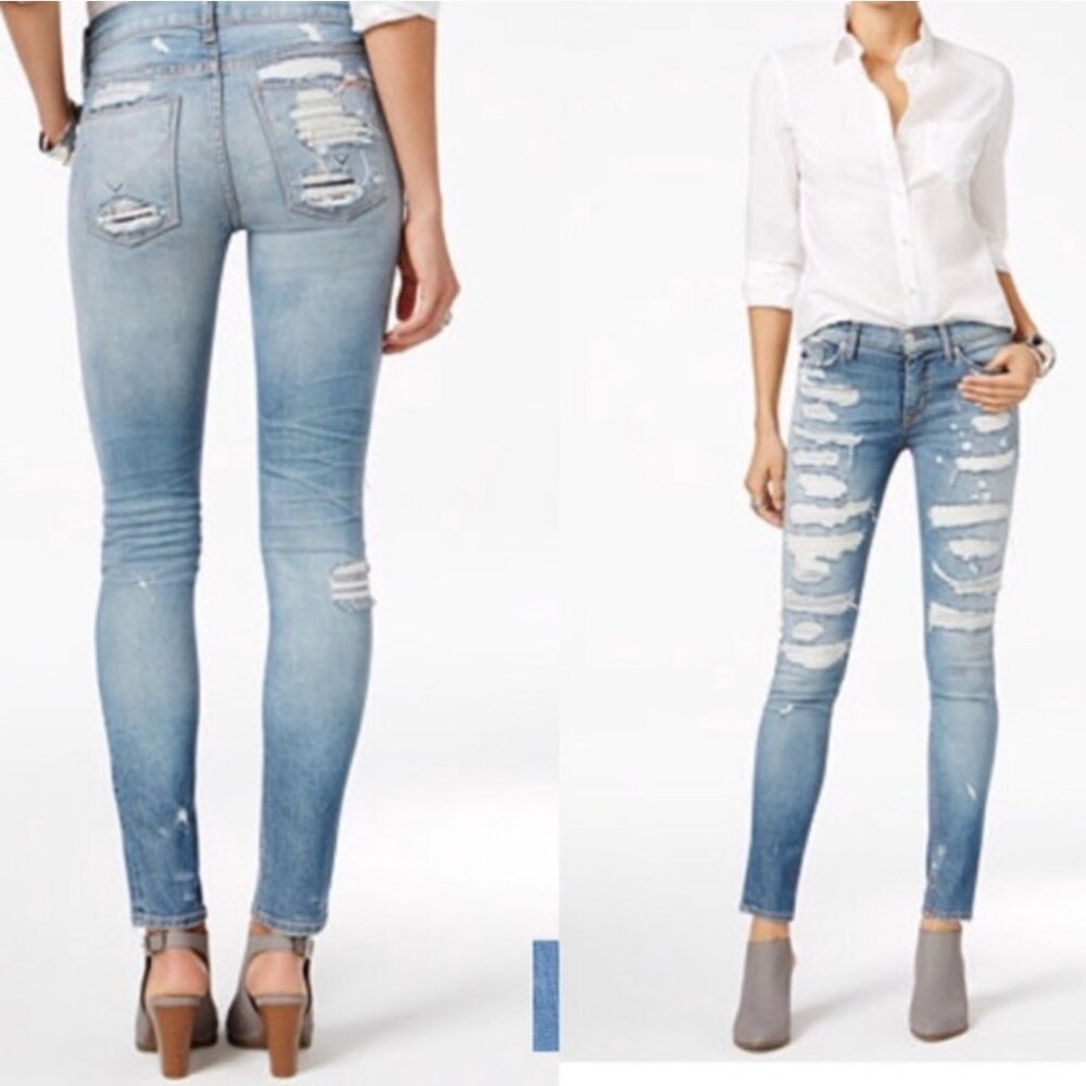 Hudson Nico Super Skinny Jeans in Southpaw